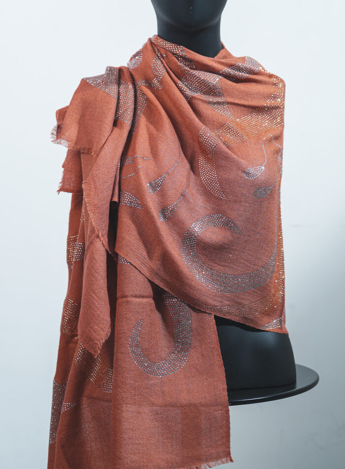 Nude Brown stole - Image 1