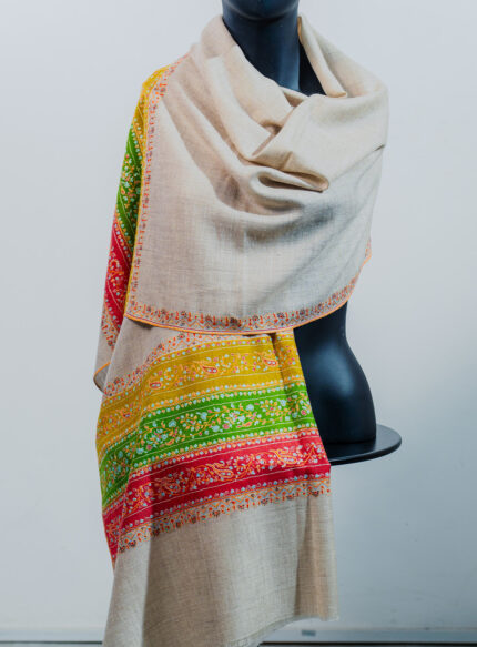 Natural Pashmina Colour stole