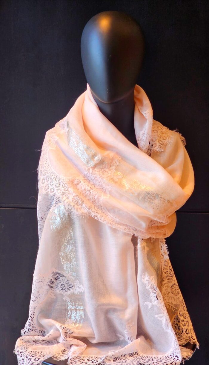 Stole with Lace Edging - Image 1